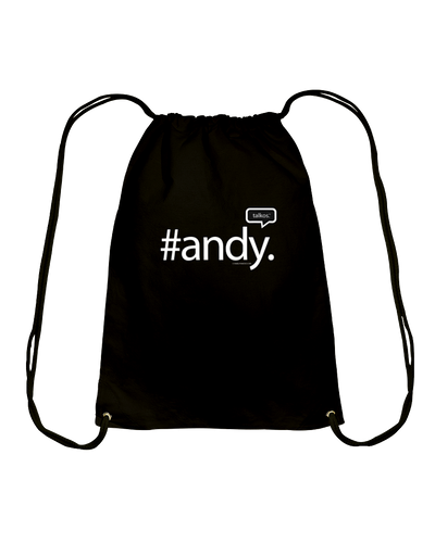 Family Famous Andy Talkos Cotton Drawstring Backpack