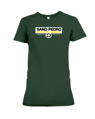 Sand Pedro Beach Volleyball Ladies Tee