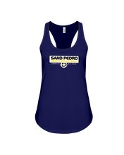 Sand Pedro Beach Volleyball Racerback Tank