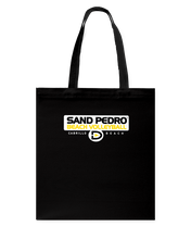 Sand Pedro Beach Volleyball Canvas Shopping Tote