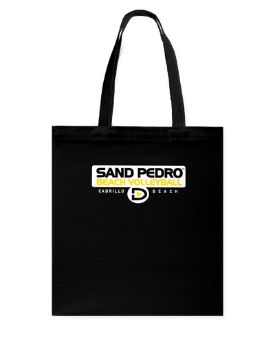 Sand Pedro Beach Volleyball Canvas Shopping Tote