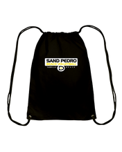 Sand Pedro Beach Volleyball Cotton Drawstring Backpack