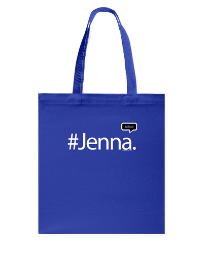 Family Famous Jenna Talkos Canvas Shopping Tote
