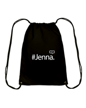 Family Famous Jenna Talkos Cotton Drawstring Backpack