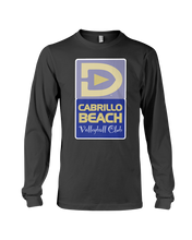 Cabrillo Beach Volleyball Club Court Logo Long Sleeve Tee