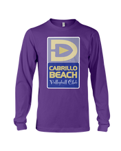 Cabrillo Beach Volleyball Club Court Logo Long Sleeve Tee