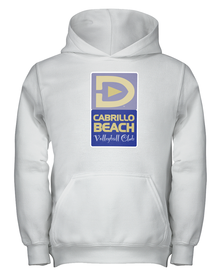 Cabrillo Beach Volleyball Club Court Logo Youth Hoodie