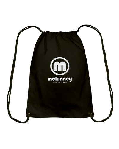 Family Famous Mckinney Circle Vibe Cotton Drawstring Backpack