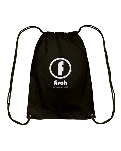 Family Famous Fisch Circle Vibe Cotton Drawstring Backpack