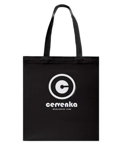 Family Famous Cervenka Circle Vibe Canvas Shopping Tote