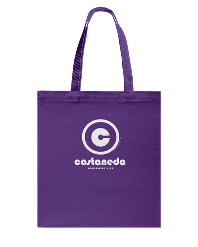 Family Famous Castaneda Circle Vibe Canvas Shopping Tote