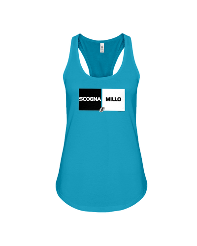 Family Famous Scognamillo Dubblock BW Flowy Racerback Tank