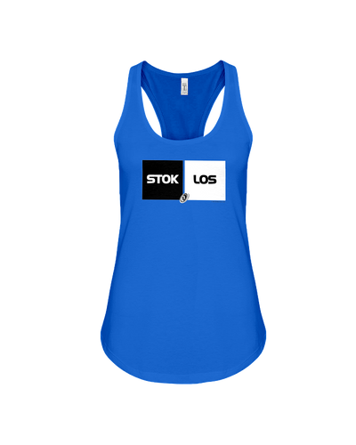Family Famous Stoklos Dubblock BW Flowy Racerback Tank