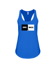 Family Famous Drobeck Dubblock BW Flowy Racerback Tank