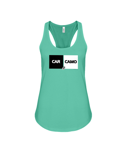 Family Famous Carcamo Dubblock BW Flowy Racerback Tank