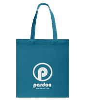 Family Famous Pardon Circle Vibe Canvas Shopping Tote