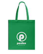 Family Famous Pardon Circle Vibe Canvas Shopping Tote