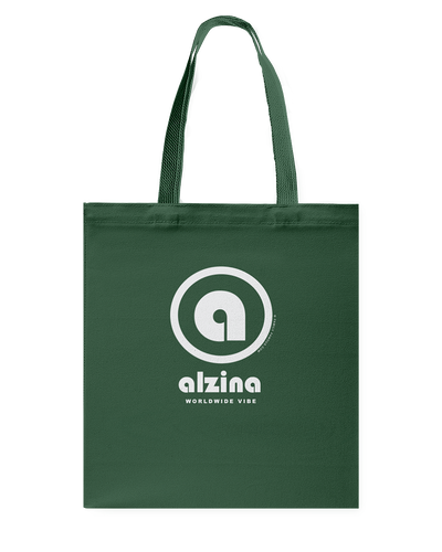 Family Famous Alzina Circle Vibe Canvas Shopping Tote