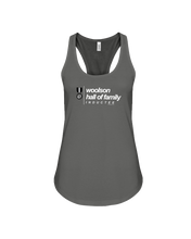 Family Famous Woolson Hall Of Family Inductee Flowy Racerback Tank