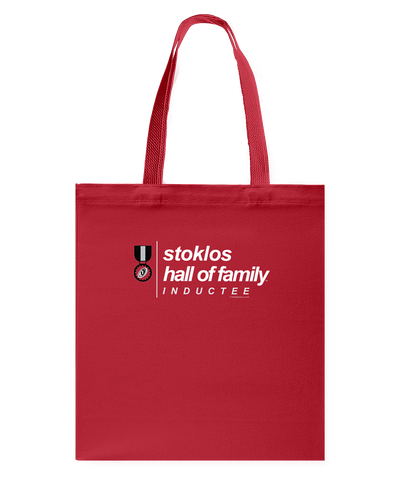 Family Famous Stoklos Hall Of Family Inductee Canvas Shopping Tote