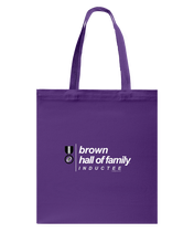 Family Famous Brown Hall Of Family Inductee Canvas Shopping Tote