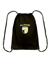 HYSL All-Stars by I KICK™ Black Cotton Drawstring Backpack
