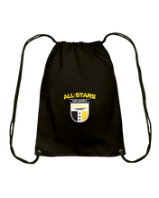 HYSL All-Stars by I KICK™ Black Cotton Drawstring Backpack