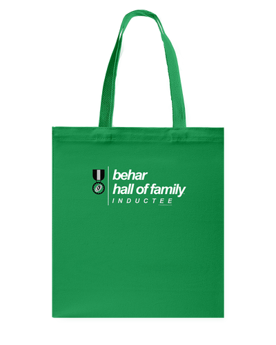 Family Famous Behar Hall Of Family Inductee Canvas Shopping Tote