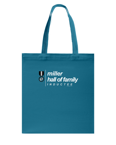 Family Famous Miller Hall Of Family Inductee Canvas Shopping Tote