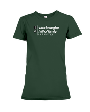 Family Famous Vandeweghe Hall Of Family Inductee Ladies Tee