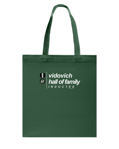Family Famous Vidovich Hall Of Family Inductee Canvas Shopping Tote