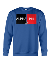Family Famous Alpha Phi Dubblock BR Sweatshirt