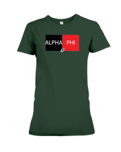 Family Famous Alpha Phi Dubblock BR Ladies Tee