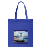 ION Fabro Fabrolous Angels Gate Lighthouse Canvas Shopping Tote