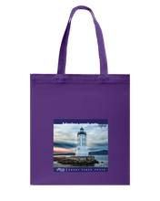 ION Fabro Fabrolous Angels Gate Lighthouse Canvas Shopping Tote