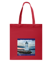 ION Fabro Fabrolous Angels Gate Lighthouse Canvas Shopping Tote