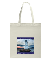 ION Fabro Fabrolous Angels Gate Lighthouse Canvas Shopping Tote