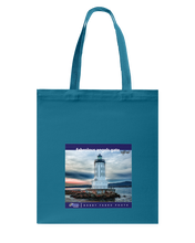 ION Fabro Fabrolous Angels Gate Lighthouse Canvas Shopping Tote