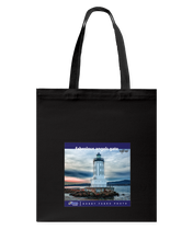 ION Fabro Fabrolous Angels Gate Lighthouse Canvas Shopping Tote