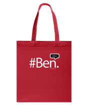 Family Famous Ben Talkos Canvas Shopping Tote