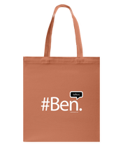 Family Famous Ben Talkos Canvas Shopping Tote