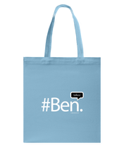 Family Famous Ben Talkos Canvas Shopping Tote