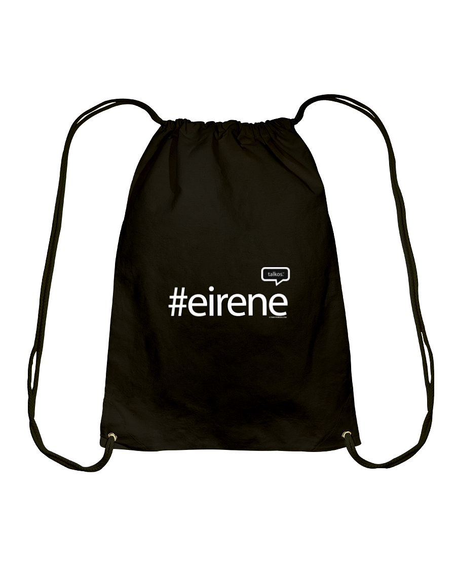 Family Famous Eirene Talkos Cotton Drawstring Backpack