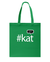 Family Famous Kat Talkos Canvas Shopping Tote