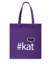 Family Famous Kat Talkos Canvas Shopping Tote