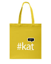Family Famous Kat Talkos Canvas Shopping Tote