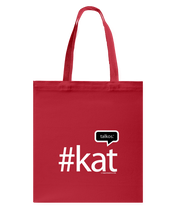 Family Famous Kat Talkos Canvas Shopping Tote