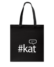 Family Famous Kat Talkos Canvas Shopping Tote