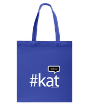 Family Famous Kat Talkos Canvas Shopping Tote