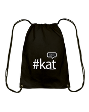 Family Famous Kat Talkos Cotton Drawstring Backpack